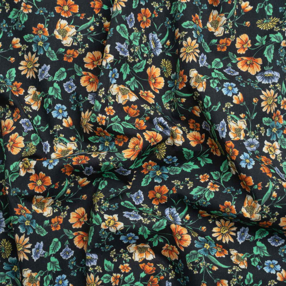 Mood Exclusive Picking Poppies Cotton Poplin - Joann Fabrics
