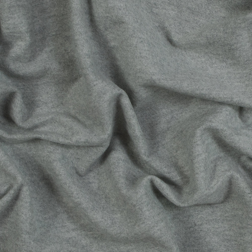 Fleece-Backed Stretch Cotton Knit - Heather Gray - Cecil Collection - Joann Fabrics