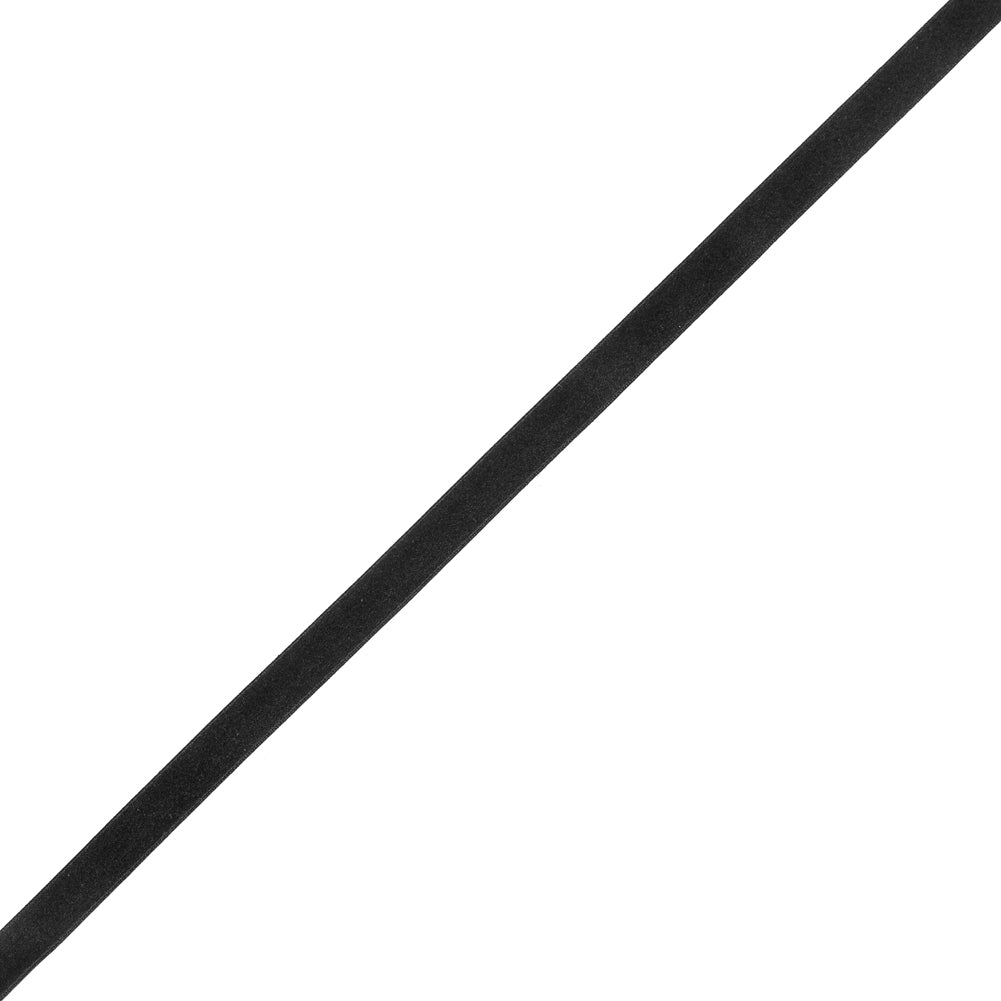 Black Double Face Silk Satin Ribbon - 0.5