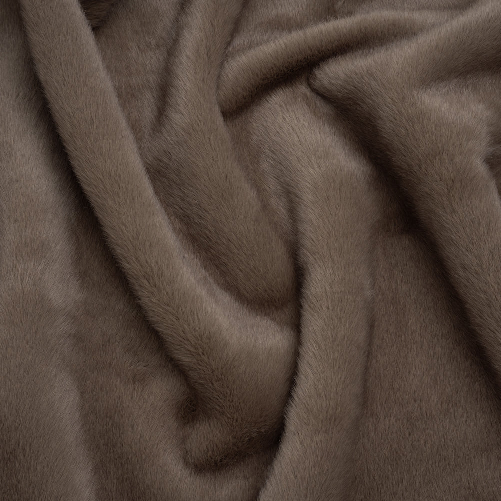 Plush Short Pile Recycled Polyester Faux Fur - Dusty Brown - Joann Fabrics