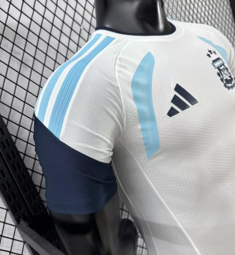 2026 Player Version Argentina Training Suit White Football Shirt 1:1 Thai Quality