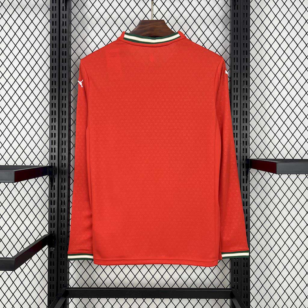 2025-2026 Portugal Long Sleeves Home Football Jersey 1:1 Thai Quality