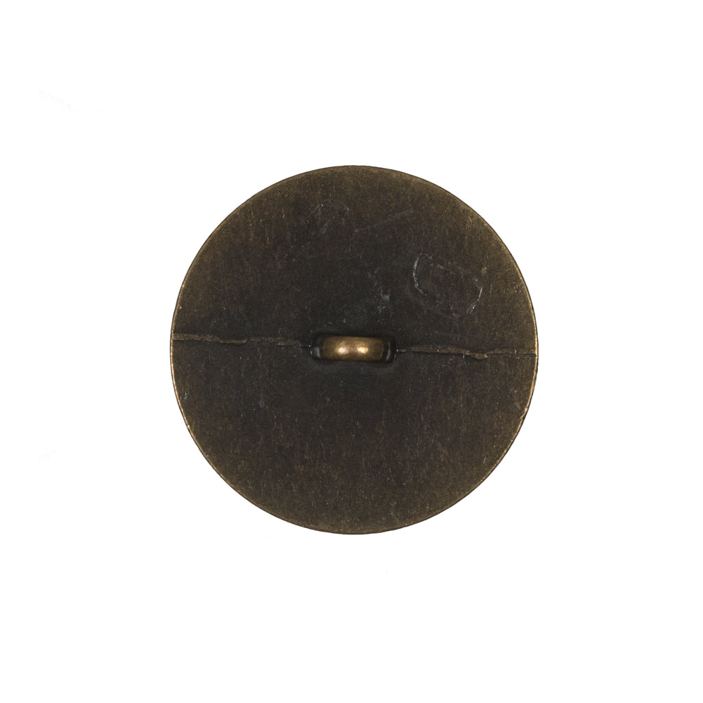 Italian Antique Gold Floral Metal Shank Back Button - 36L/23mm - Joann Fabrics