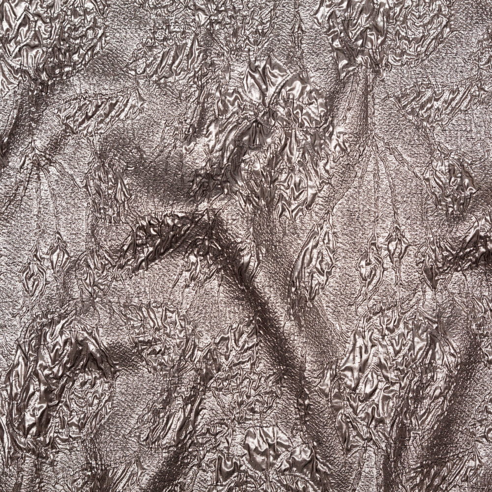 Metallic Cinder Crinkled Luxury Brocade - Joann Fabrics