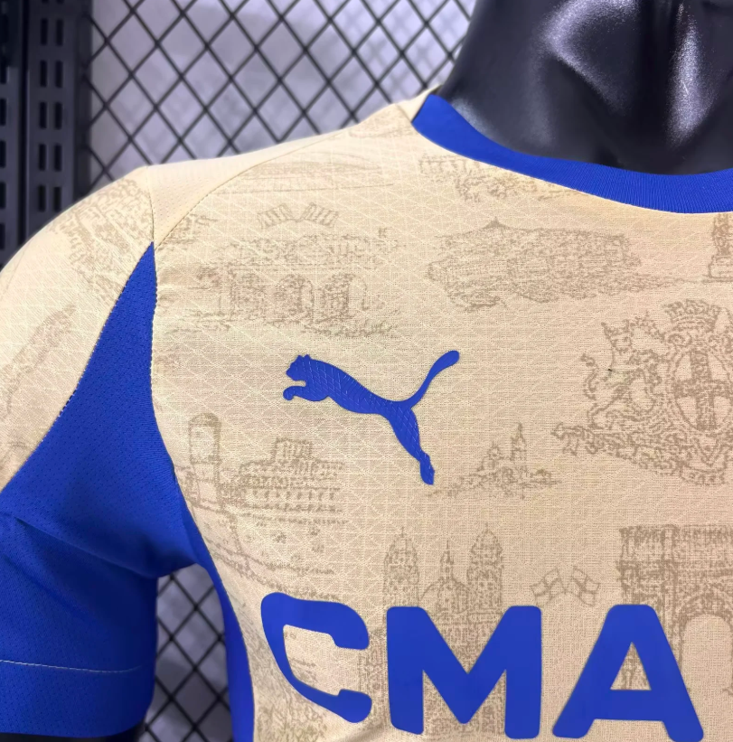 2025/2026 Player Version Olympique de Marseille Fourth Away Football Jersey 1:1 Thai Quality