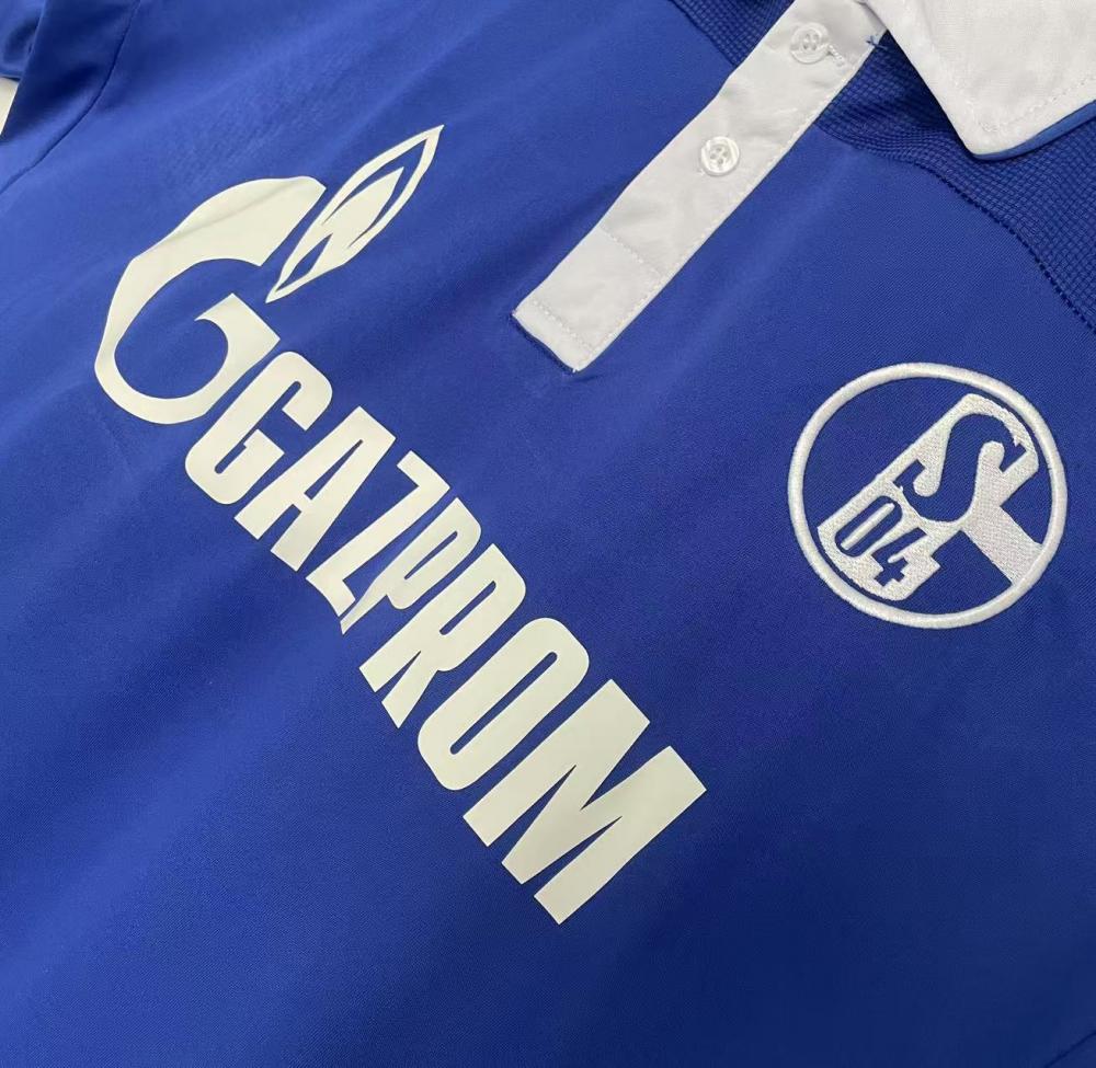 2010-2011 Retro Schalke 04 Home Football Jersey 1:1 Thai Quality