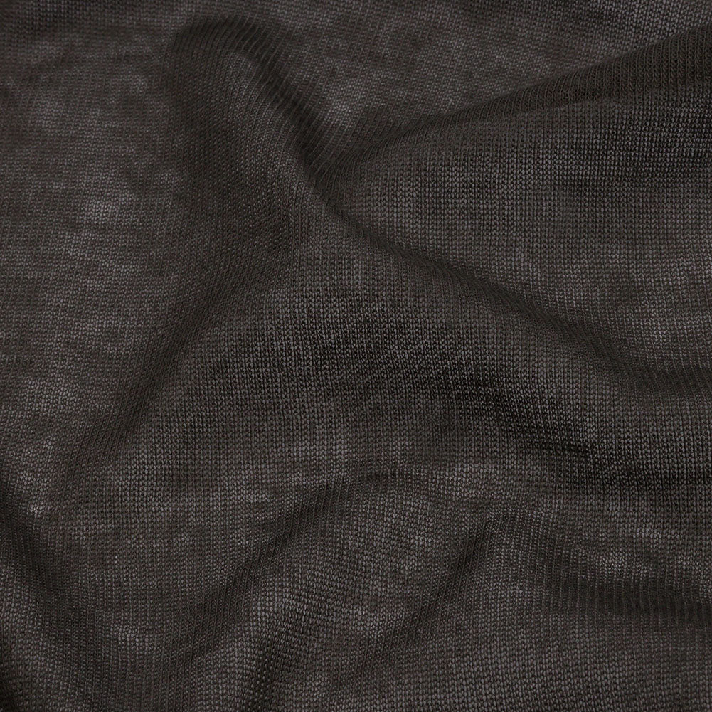 Famous Designer Dark Gray Lightweight Cotton Interlock Knit - Joann Fabrics