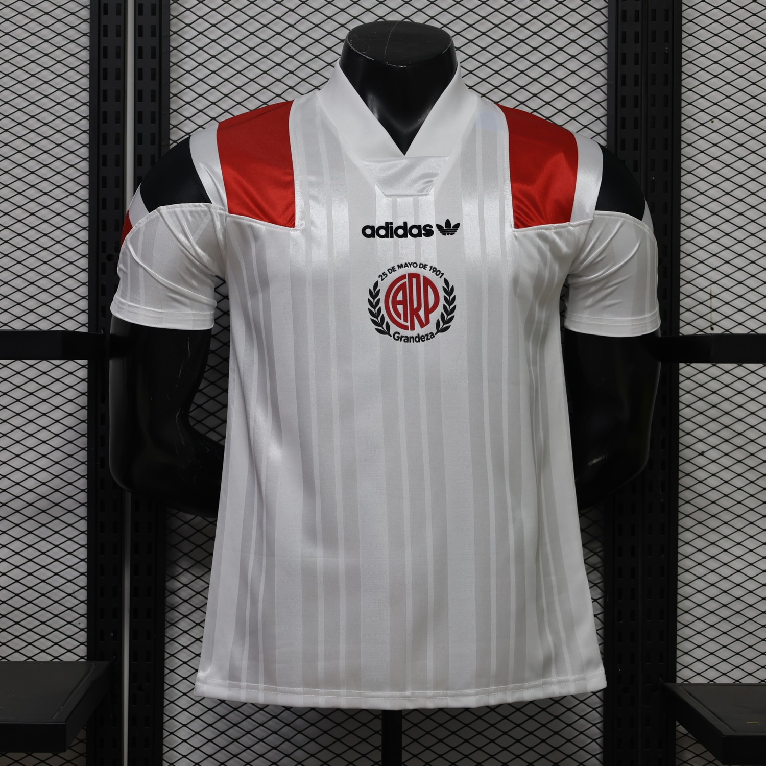 River Plate 26-27 White Retro Style Casual Jersey - Player Version - UnitedFutballJersey