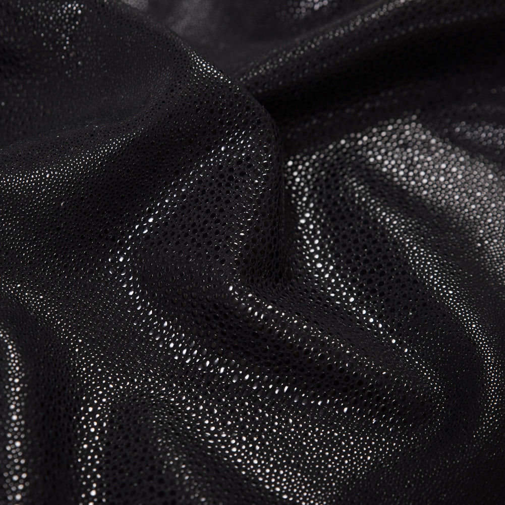 Black Stingray Pebbled Cow Leather - Joann Fabrics