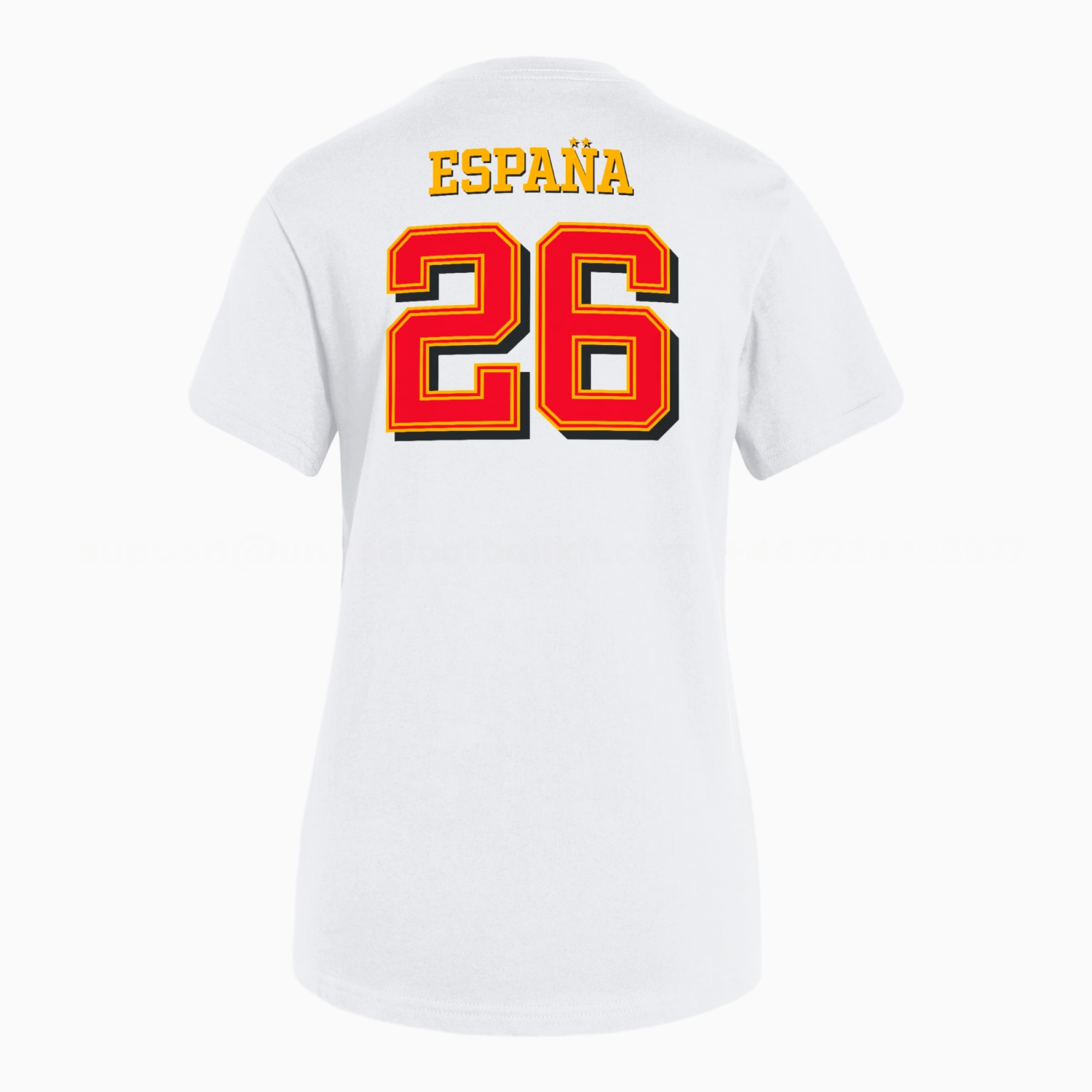 Spain 2026 World Cup Campeones Trophy White T-shirt - UnitedFutballJersey
