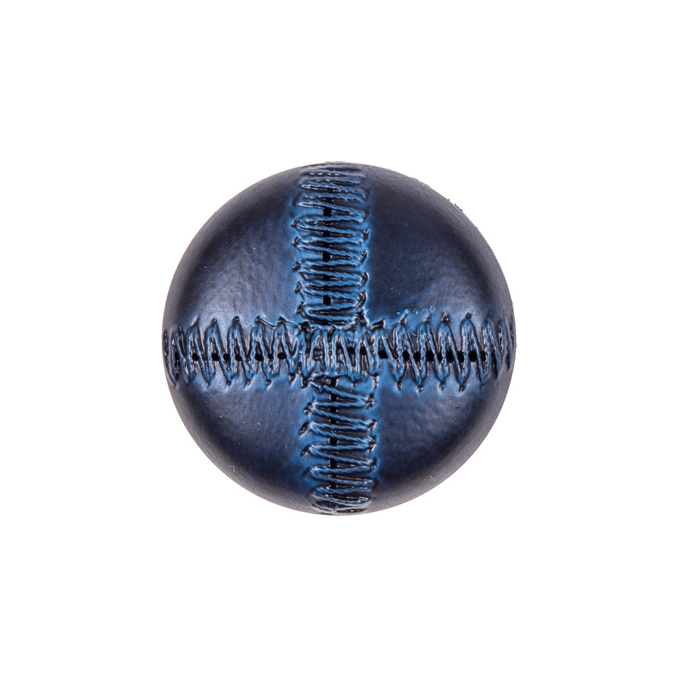 Italian Navy Top-Stitched Plastic Shank Back Button - 36L/23mm - Joann Fabrics