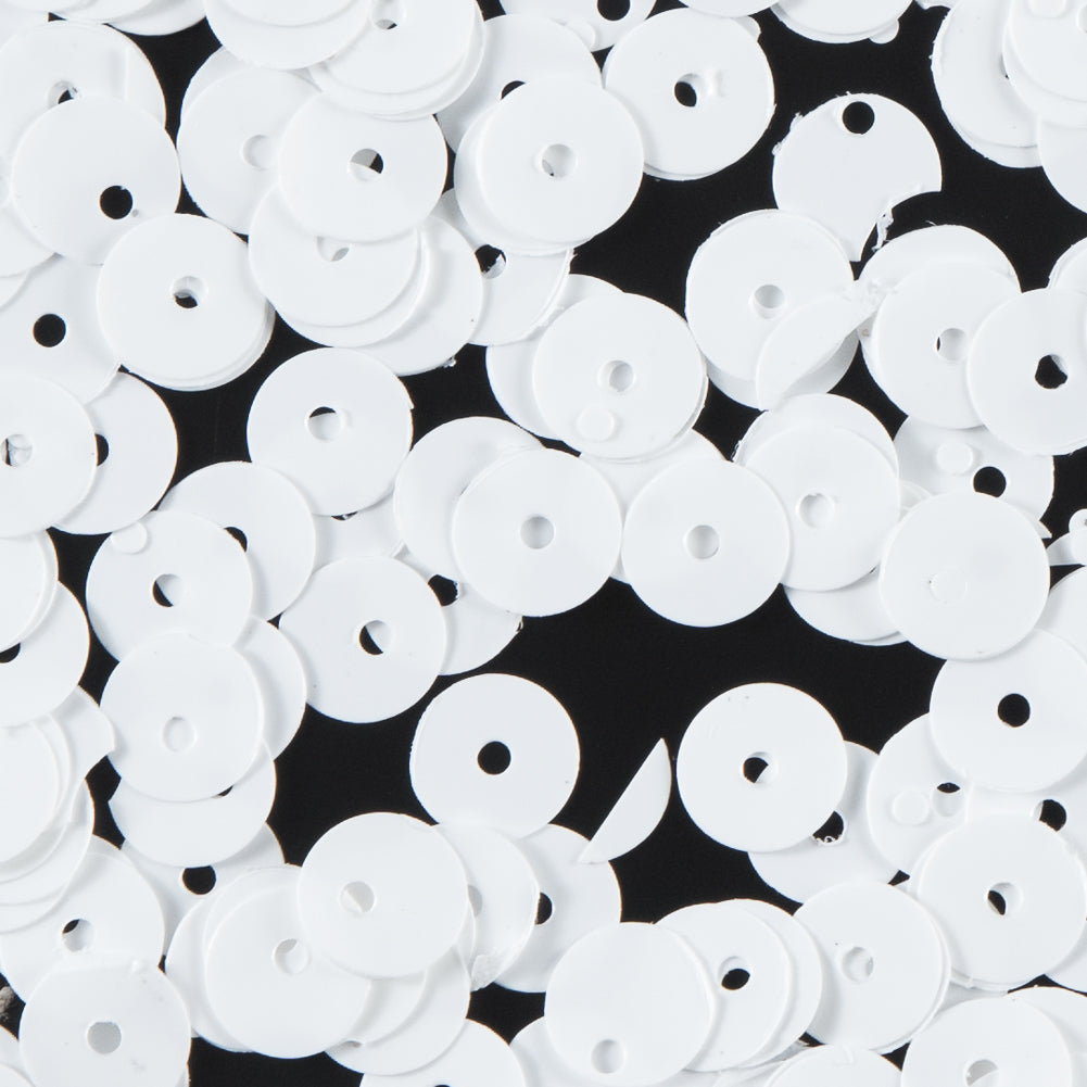 Bag of White Transparent Bright Loose Sequins - 6mm - Joann Fabrics