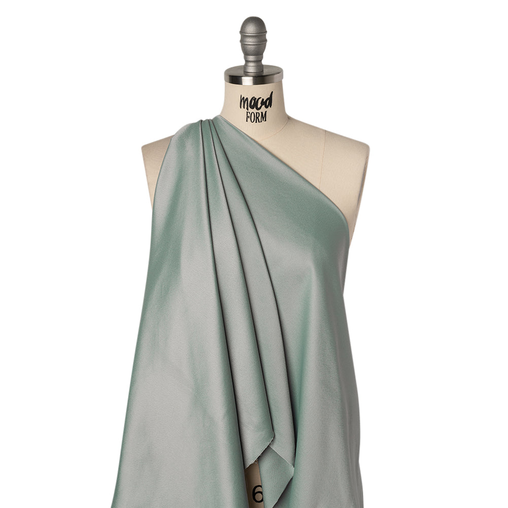 Polyester Crepe Back Satin - Celadon Green - Designer Deadstock - Joann Fabrics
