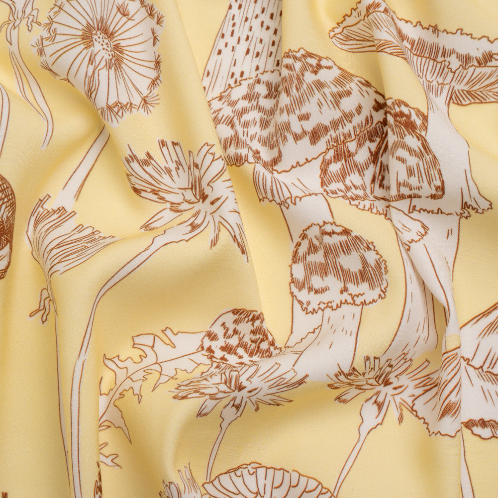 Mood Exclusive The Mushroom the Merrier Stretch Sustainable Rayon Batiste - Joann Fabrics