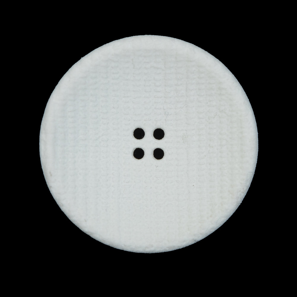 White Textured Concaved Plastic Button - 44L/28mm - Joann Fabrics