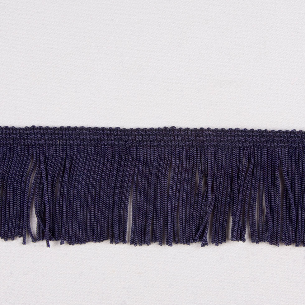 Navy Chainette Fringe - 2