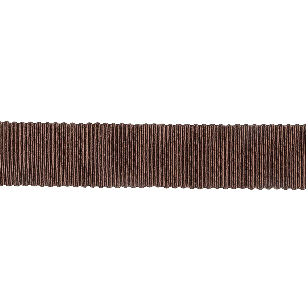 Dark Brown Recycled Polyester Petersham Grosgrain Ribbon - 15mm - Joann Fabrics