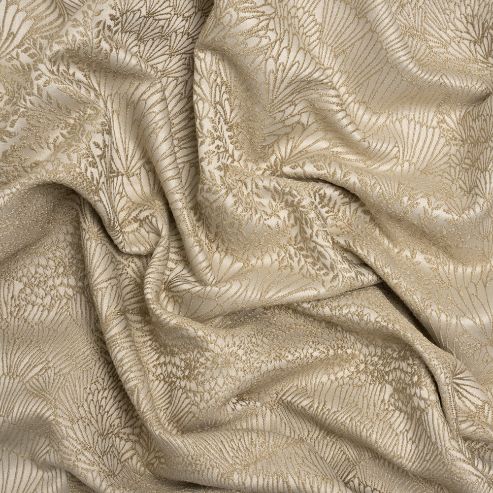 Recycled Polyester Jacquard - Flax Lush Garden - British Imported - Joann Fabrics