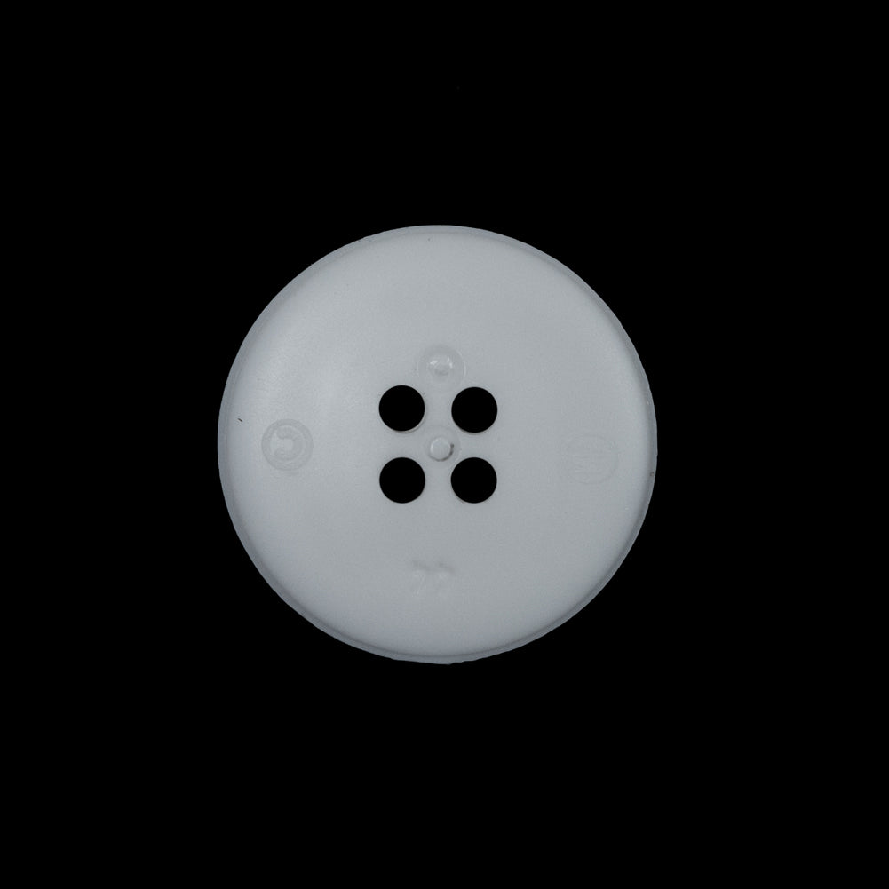 White Geometric Plastic Shank-Back Button - 36L/23mm - Joann Fabrics