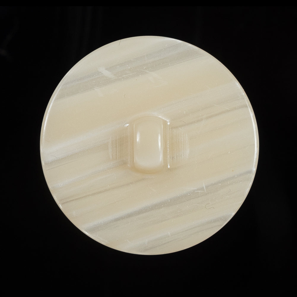Luminous Italian Ivory Shank Back Button - 44L/28mm - Joann Fabrics