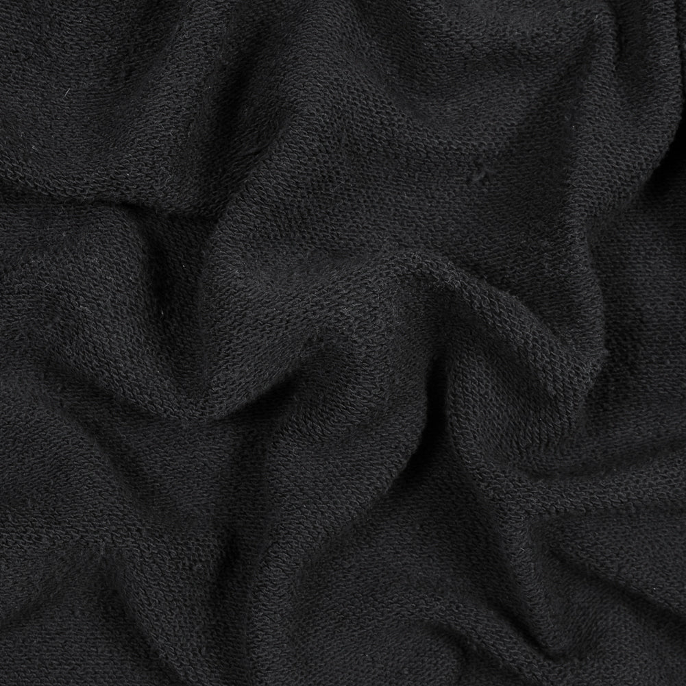 Thick Cotton French Terry - Black - Joann Fabrics