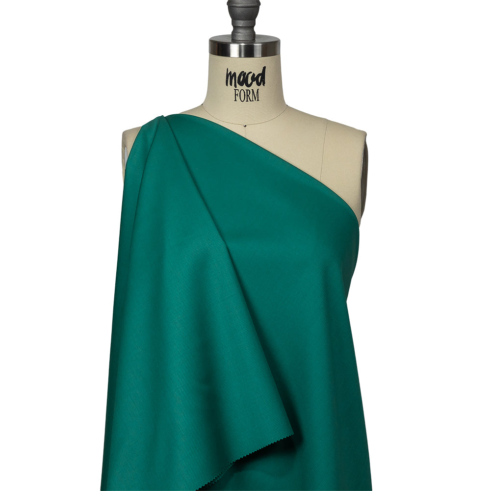 Super 120 Merino Wool Suiting - Teal Blue - Finn Collection - Joann Fabrics