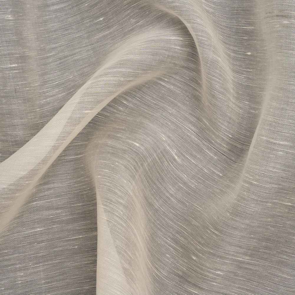 Linen and Silk Scrim - Cream - Famous Australian Designer Deadstock - Joann Fabrics