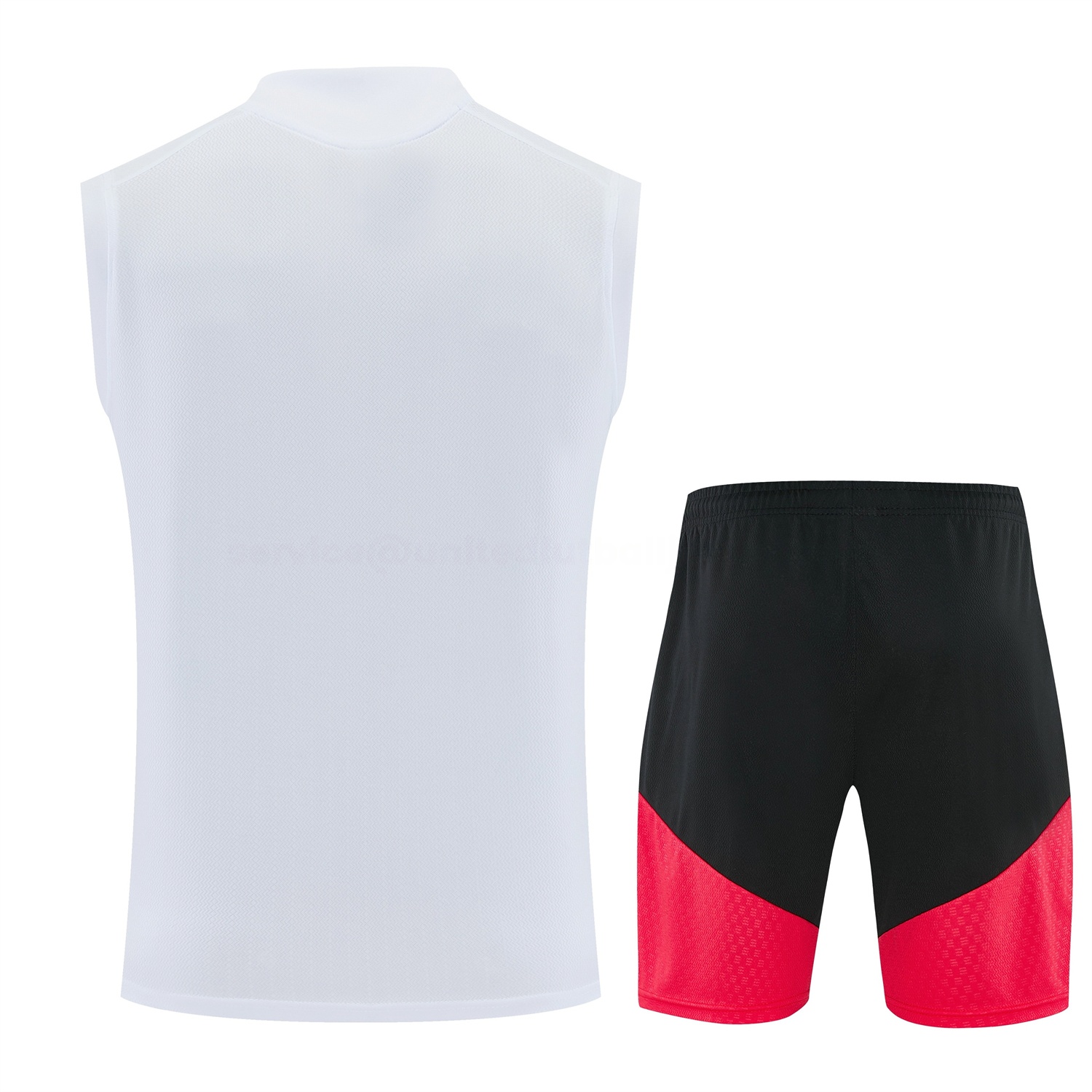 Germany 2026 Vest Training Set - White Vest and Black Shorts - UnitedFutballJersey