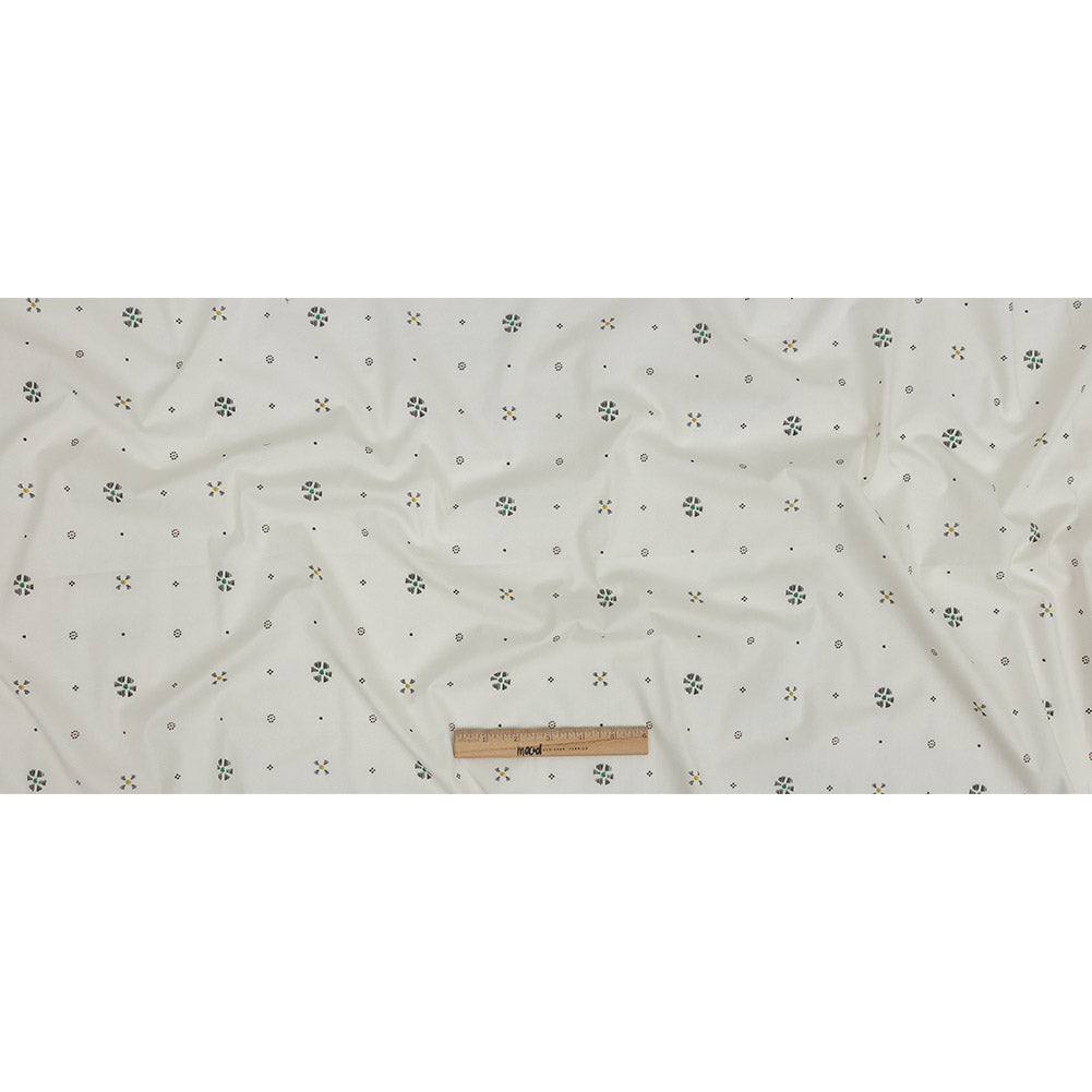 Mood Exclusive Off-White Wisps of Wonder Stretch Cotton Poplin - Joann Fabrics