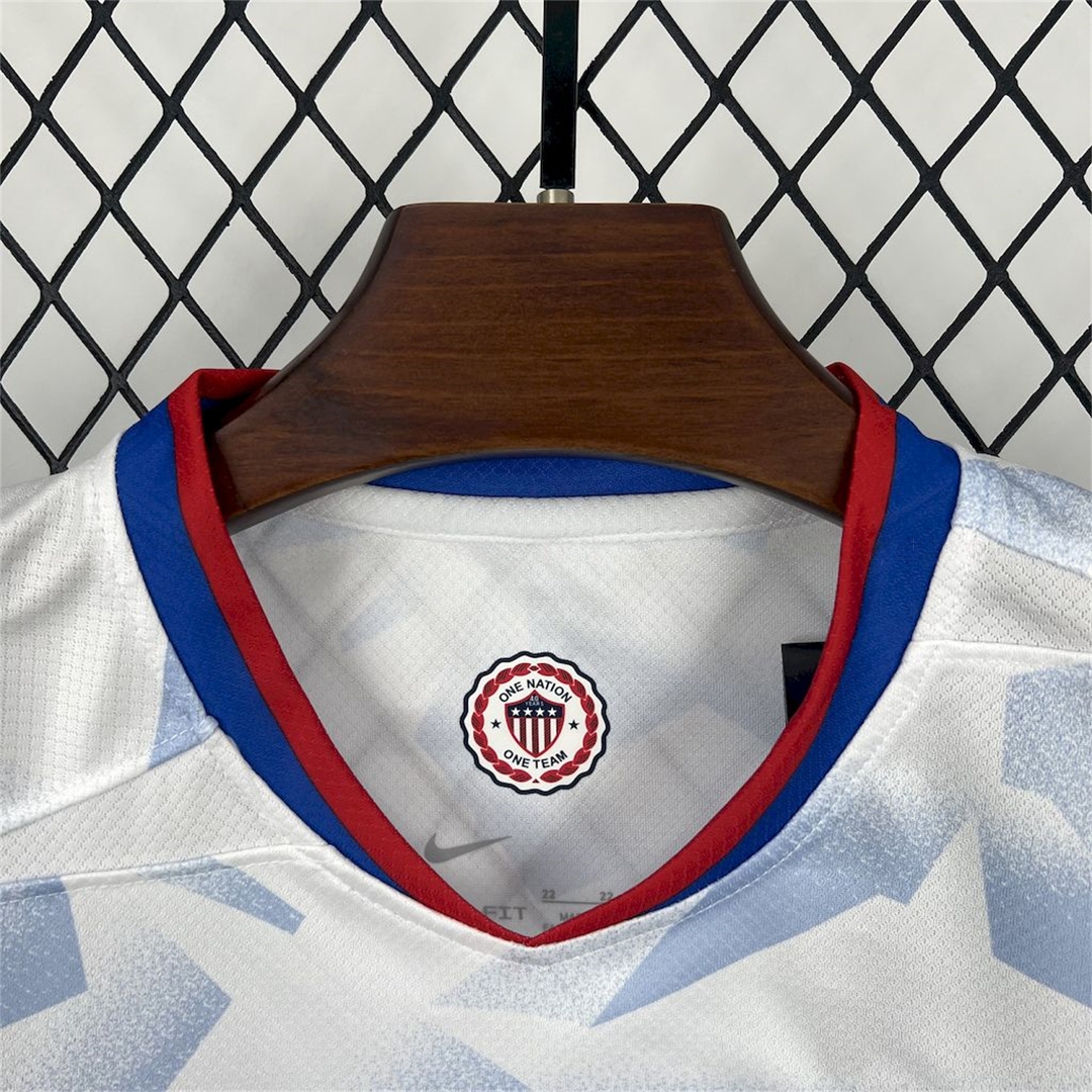 United States USA 25-26 Home White Kids Kit - UnitedFutballJersey