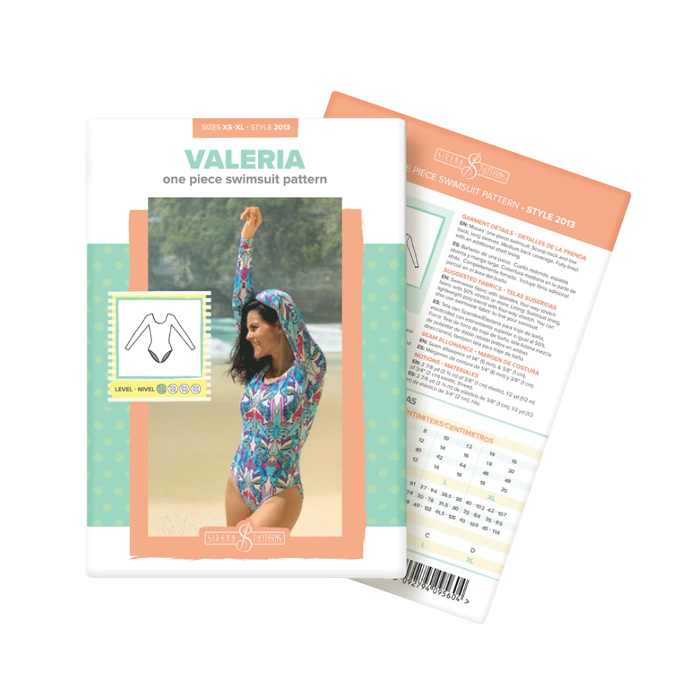 Valeria One Piece Swimsuit Sirena Sewing Pattern - Joann Fabrics
