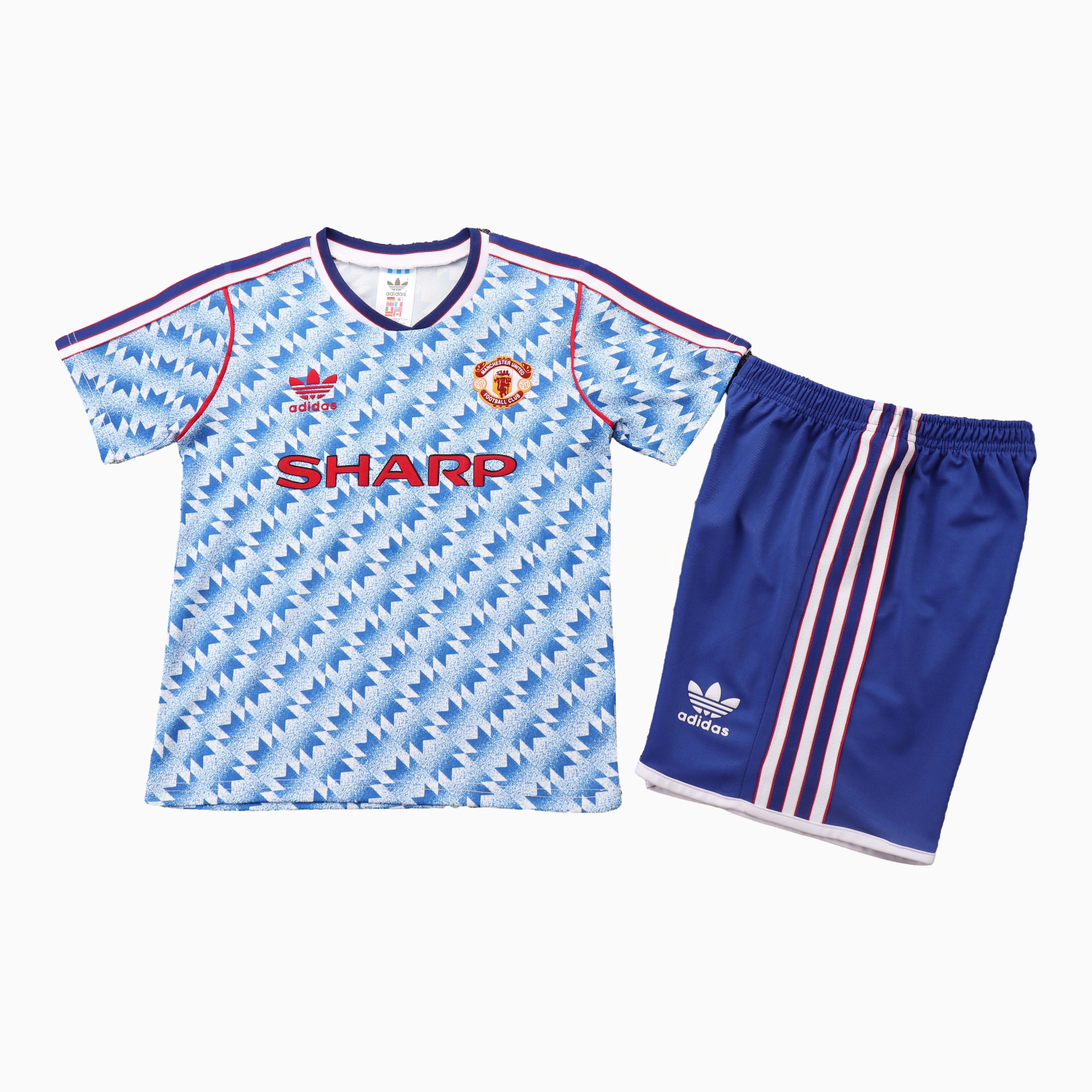 Retro Manchester United 1990-92 Away Kids Kit - UnitedFutballJersey