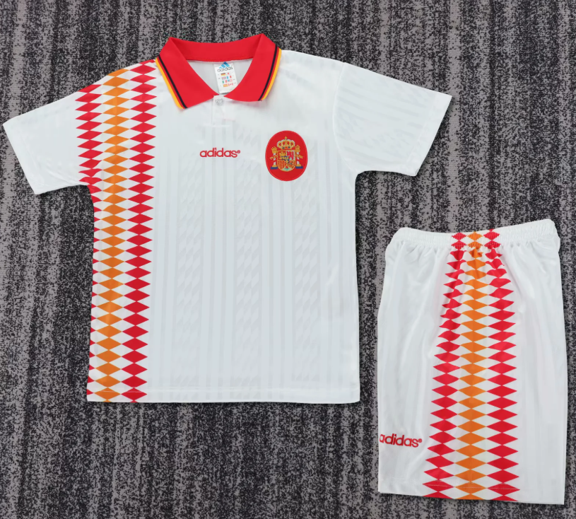 1994 Retro Spain Away Football Jersey 1:1 Thai Quality Kids Size