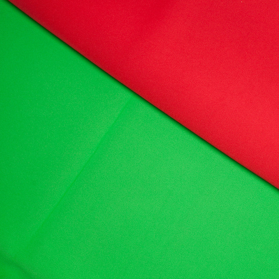 True Red/Classic Green Double-Faced Neoprene/Scuba Fabric - Joann Fabrics