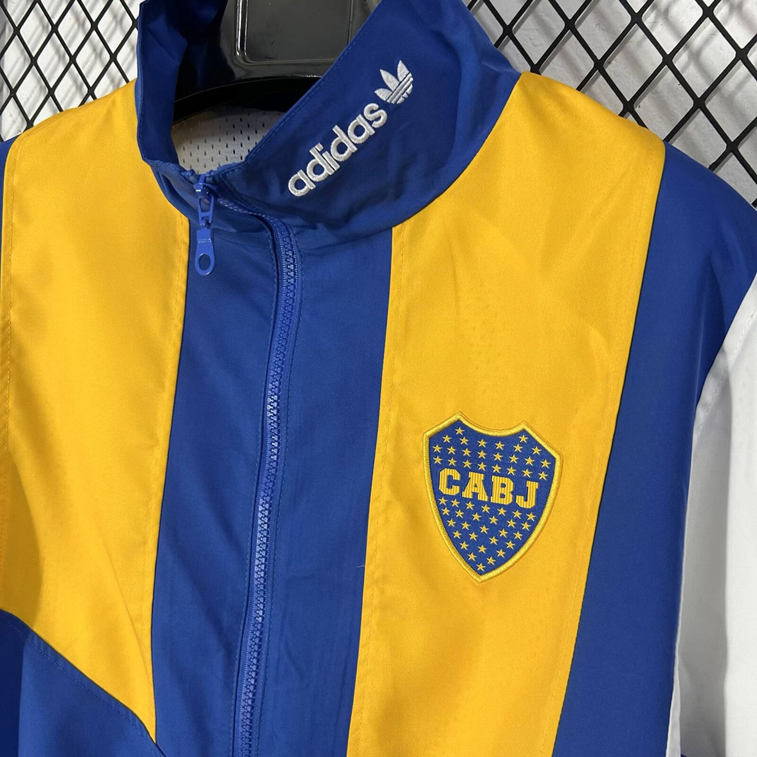 Boca Juniors 26-27 EQT Blue Yellow Windbreaker Jacket - UnitedFutballJersey