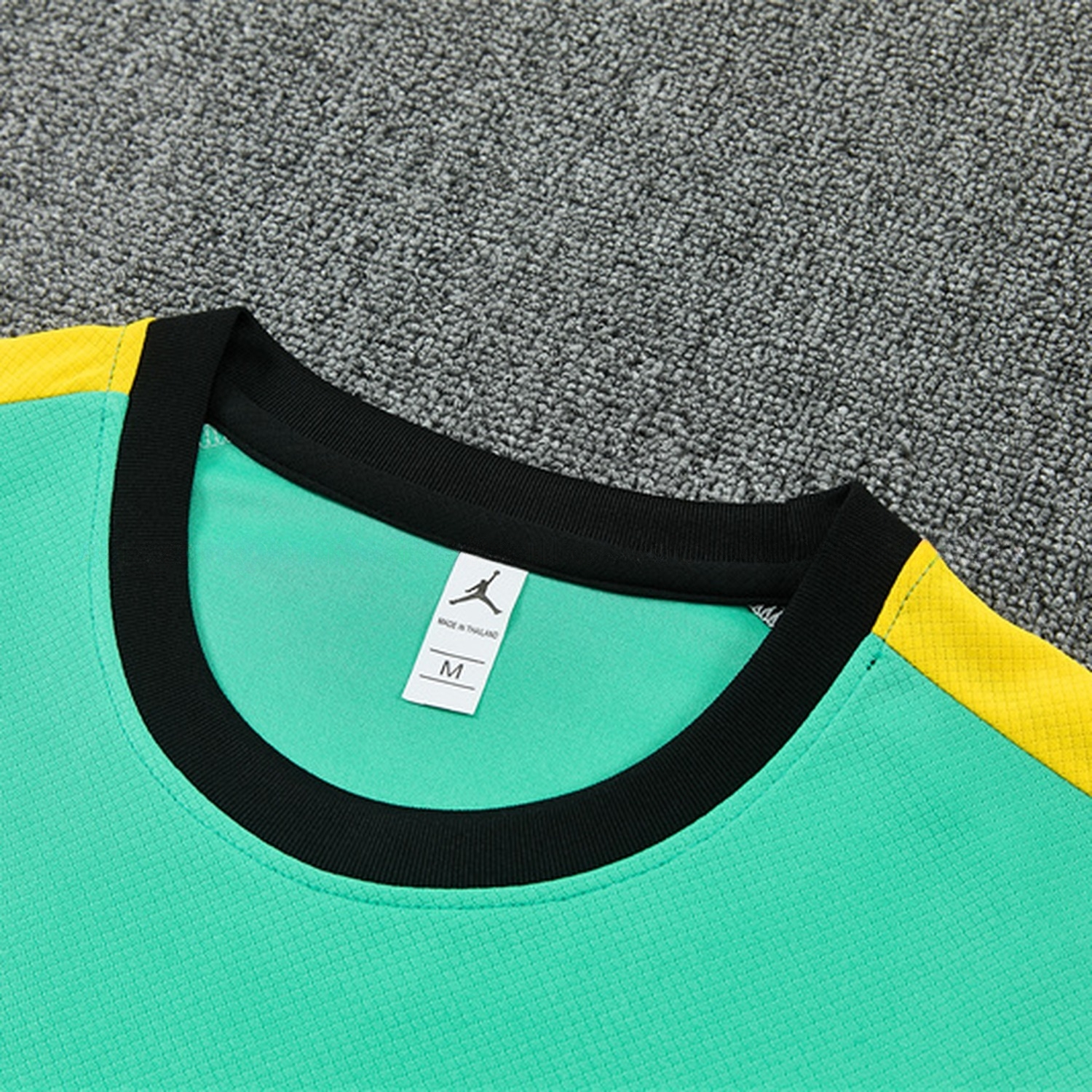Brazil 2026 Kids Short-Sleeve Training Set - Light Green Top & Black Shorts - UnitedFutballJersey