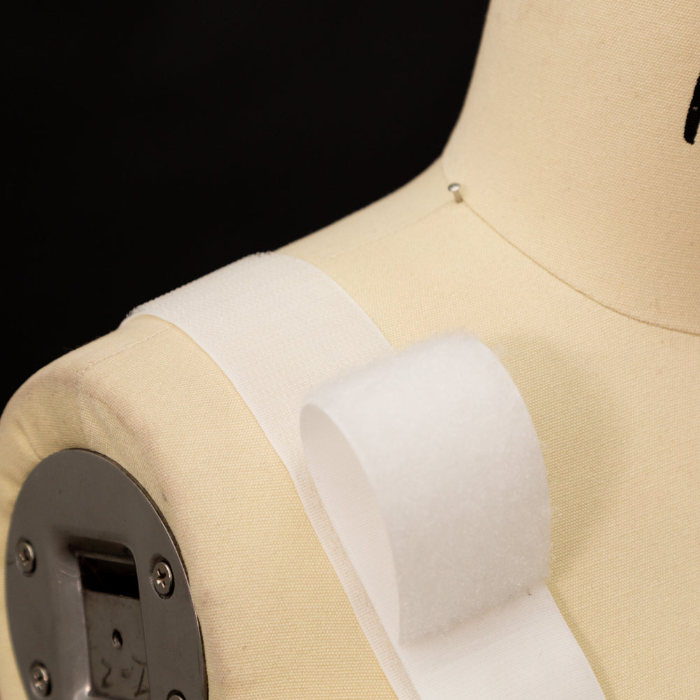 White Sticky Back VELCRO&reg; Brand Fastener - 1.5