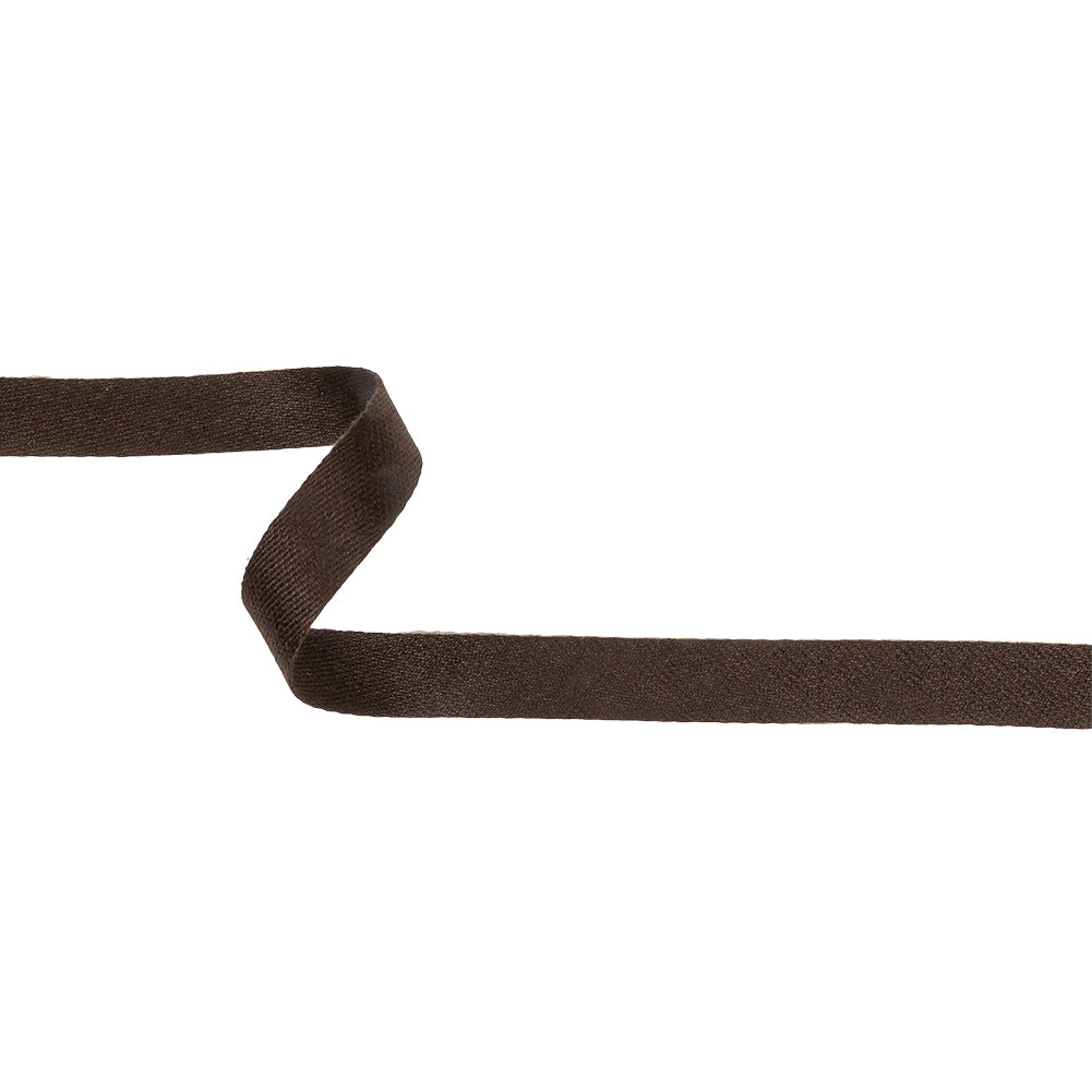 Chocolate Twill Tape - 0.625