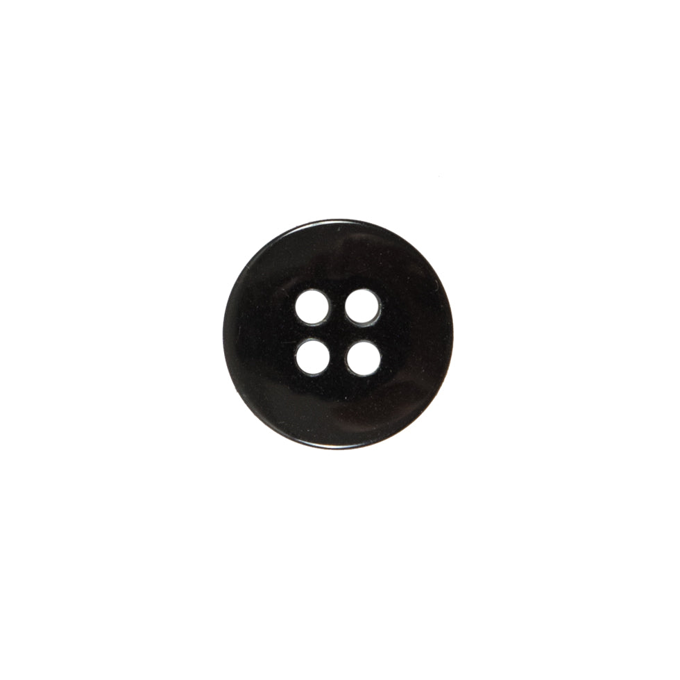 Italian Black 4-Hole Plastic Button - 20L/12.5mm - Joann Fabrics