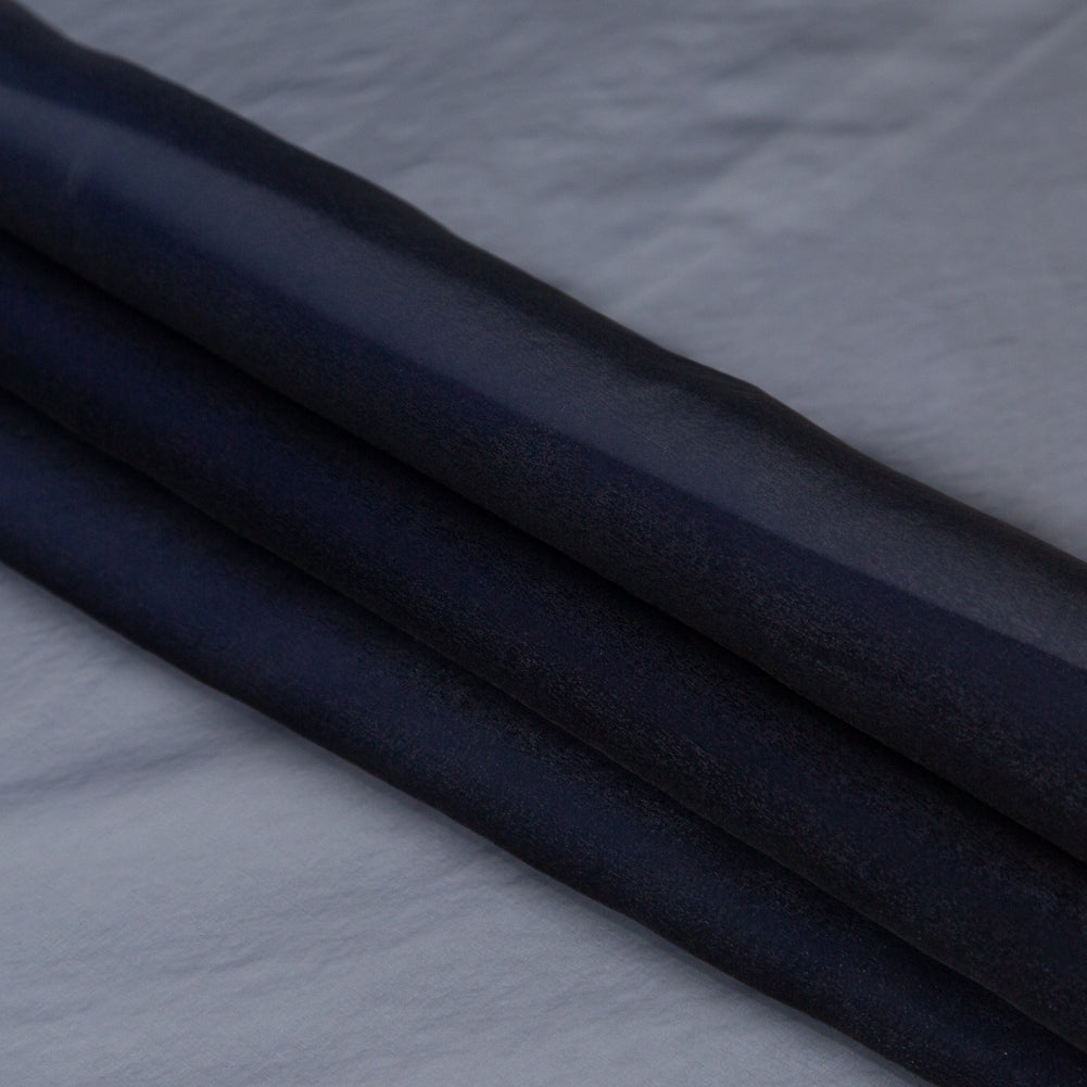 Shimmering Organza - Royal Blue and Black Iridescent - Julliette Collection - Joann Fabrics