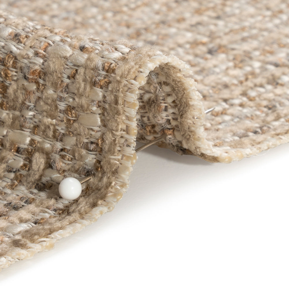 Tweed Upholstery Chenille - Pebble Striated - Caprona Collection - Joann Fabrics