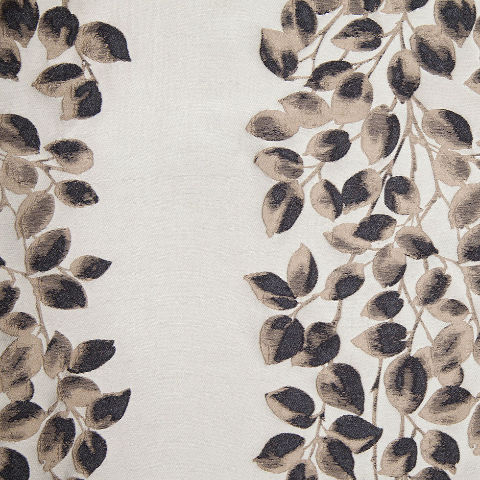 Black and Beige Columns of Leaves Brocade - Joann Fabrics
