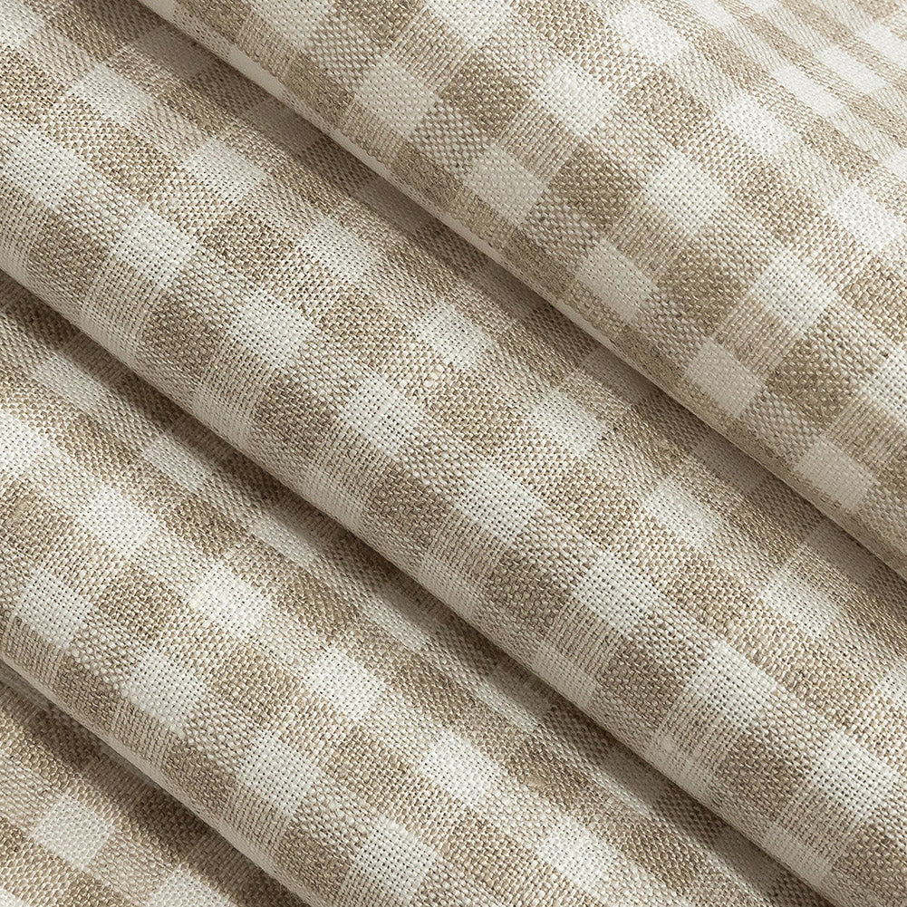 Linen Gingham - Natural and White - Torres Collection - Joann Fabrics