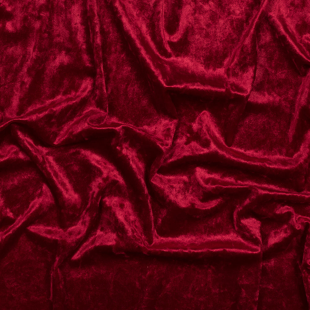 Stretch Crushed Velour - Red - Joann Fabrics