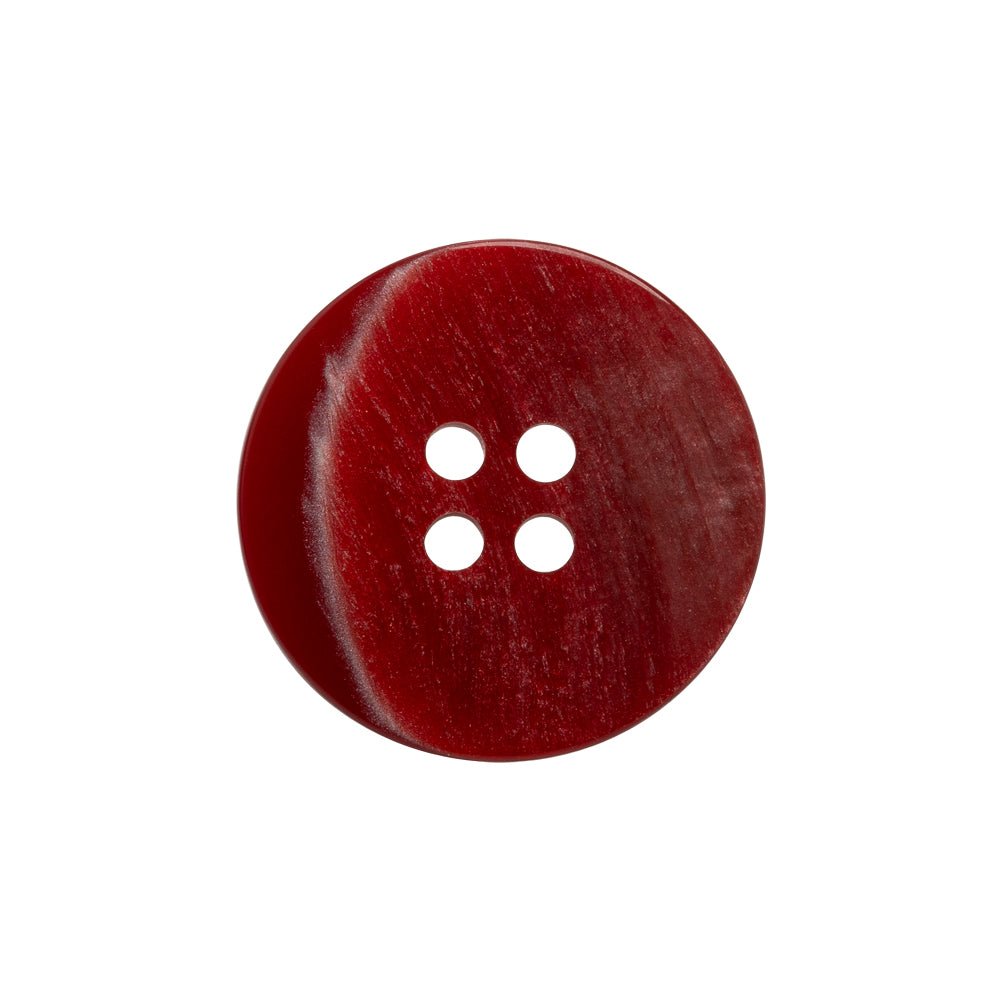 Red and White Shimmering Streaks 4-Hole Plastic Button - 36L/23mm - Joann Fabrics