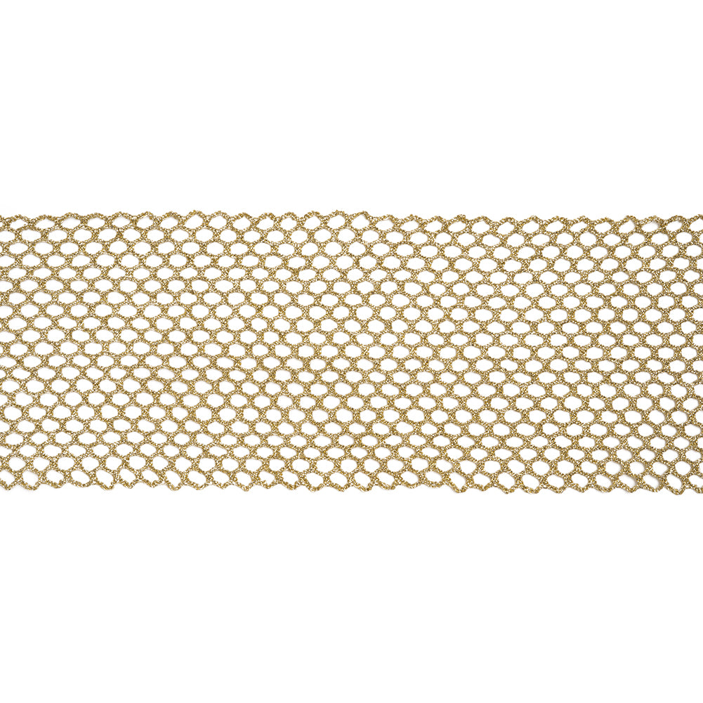 Yaya Han Metallic Mesh Trim - Gold, 4.63