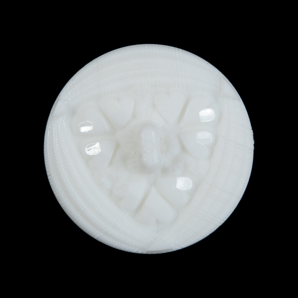White Etched Shank Back Button - 44L/28mm - Joann Fabrics