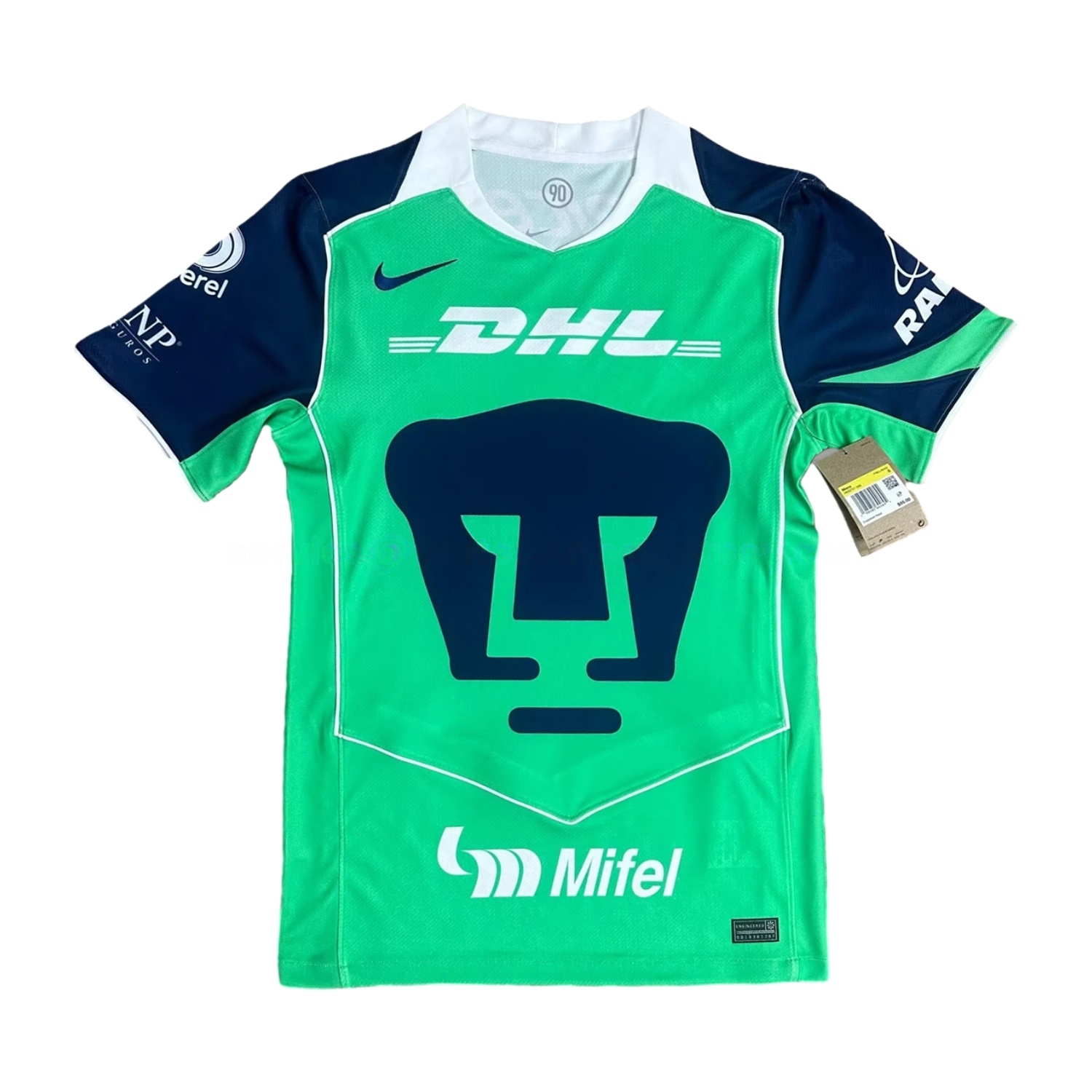 Pumas UNAM 25-26 Third Green Jersey - Fans Version - UnitedFutballJersey