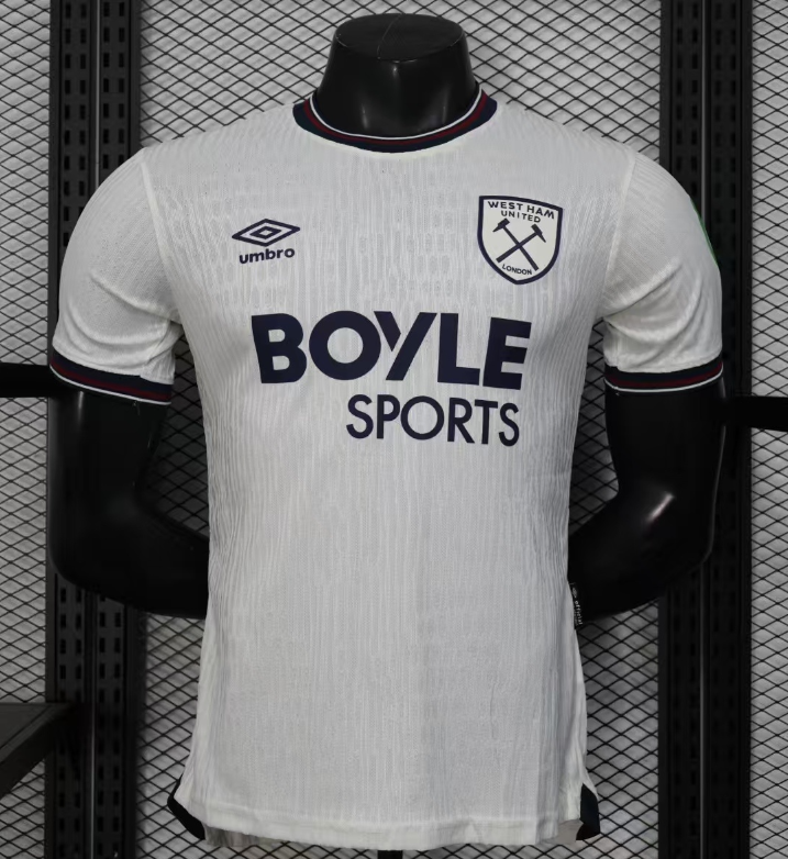 2025/2026 Player Version West Ham United Away Football Jersey 1:1 Thai quality