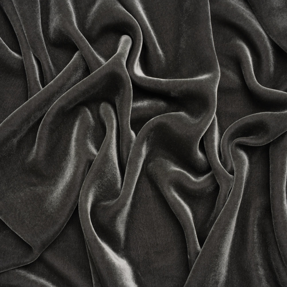 Rayon-Silk Velvet - Charcoal - Cicero Collection - Joann Fabrics